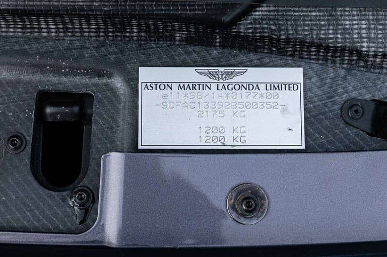 2002 Aston Martin Vanquish 2 + 2 COUPE PETROL Automatic