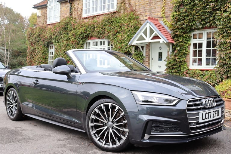 2017 Audi A5 Cabriolet 2.0 TFSI S line S Tronic Euro 6 (s/s) 2dr CONVERTIBLE Petrol Automatic