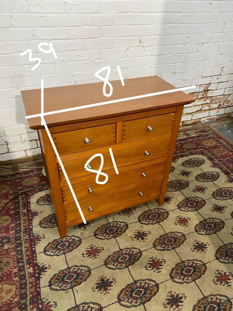 Beautiful Stylish 5Drawers Assemble Chest Dresser For 