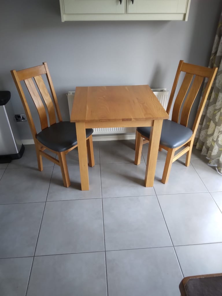 Dining table and 2 chairs