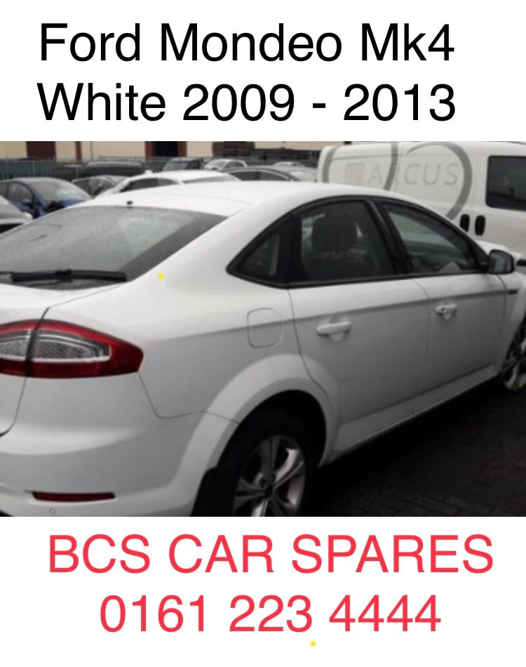 Ford. Mondeo. White. Door Drivers Front. Breaking spares parts 
