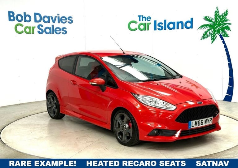 2016 66 FORD FIESTA 1.6T ECOBOOST ST-3 HATCHBACK 3DR PETROL MANUAL EURO 6 (182 P