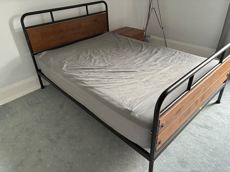 Metal Frame Double Bed