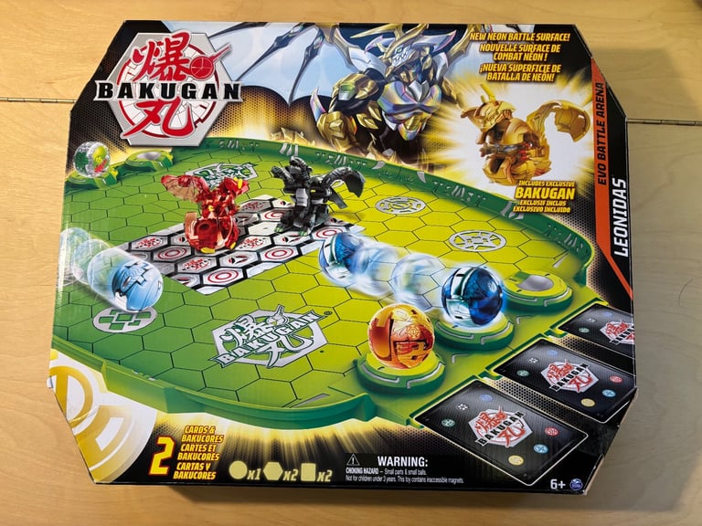 image for Bakugan Evo Evolution Battle Arena With Exclusive Leonidas Neon Surface Season 4