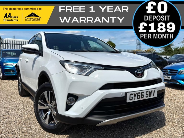 TOYOTA RAV4 2.0 D-4D Business Edition Euro 6 (s/s) 5dr (Safety Sense, Nav) 2016