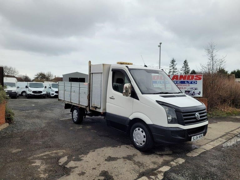 2014 ON 64 PLATE VOLKSWAGEN CRAFTER LWB DROPSIDE PICK UP NO VAT