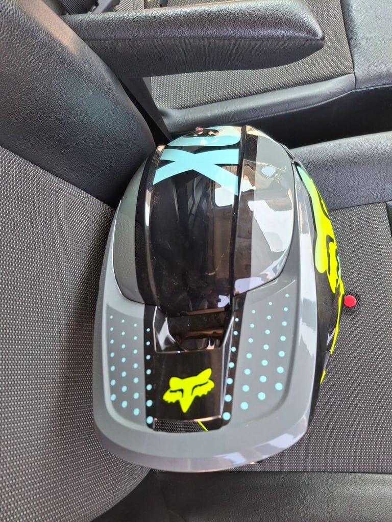 Fox motorbike helmet for child