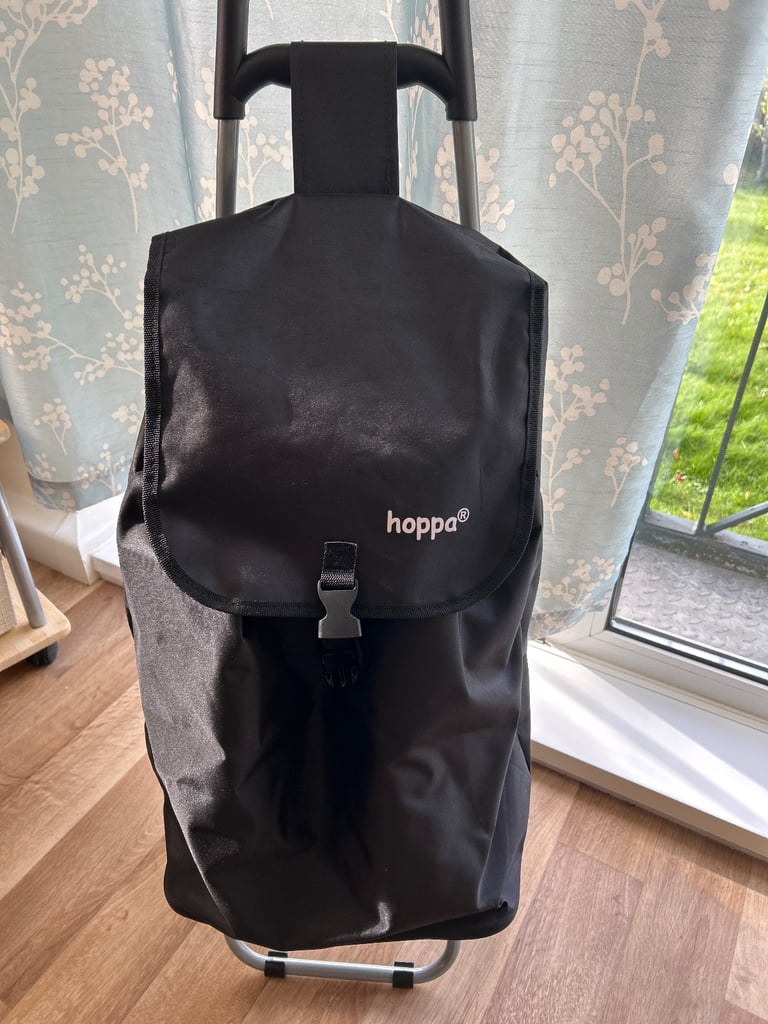 image for Hoppa shopping trolley black 