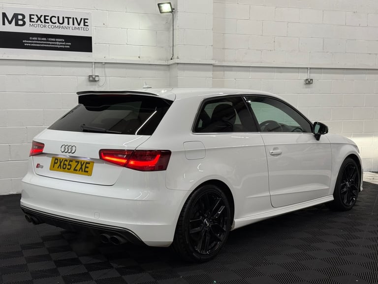 2015 65 AUDI S3 2.0 TFSI QUATTRO NAV 300BHP 4WD 3 DOOR HATCHBACK WHITE EURO 6