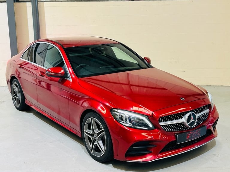 2020 MERCEDES-BENZ C-CLASS C300D AMG LINE EDITION (PREMIUM) SALOON RED DIESEL