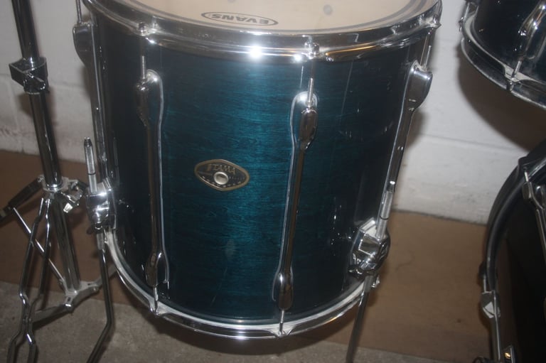 Vintage Tama Rockstar Custom Blue 5 Piece Drum Kit 22in Bass + All Hardware Included ~ £475 ono