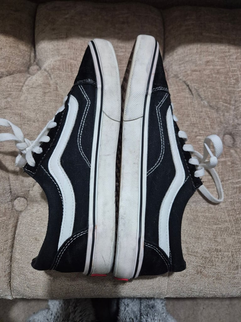 Vans black original men's women's size 7 trainers