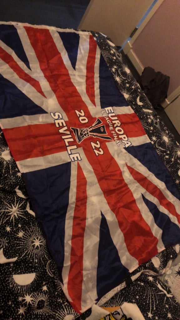 Rangers flags and scarfs 