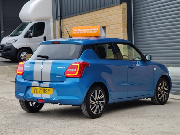 SUZUKI SWIFT; HYBRID; APPLE &amp; ANDROID CAR PLAY; BLUE; ULEZ COMPLIANT;-5 DOOR;
