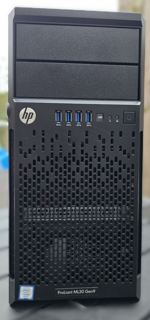 HP ProLiant ML30 Gen9 Tower Server – Xeon E3-1220 v5 | 64GB RAM | 3TB SSD