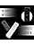 Wii Controller 2 Pack - Wii Remote with Silicone Case and Wrist Strap (black+white)