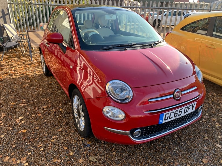 2016 Fiat 500 1.2 Lounge 3dr HATCHBACK Petrol Manual