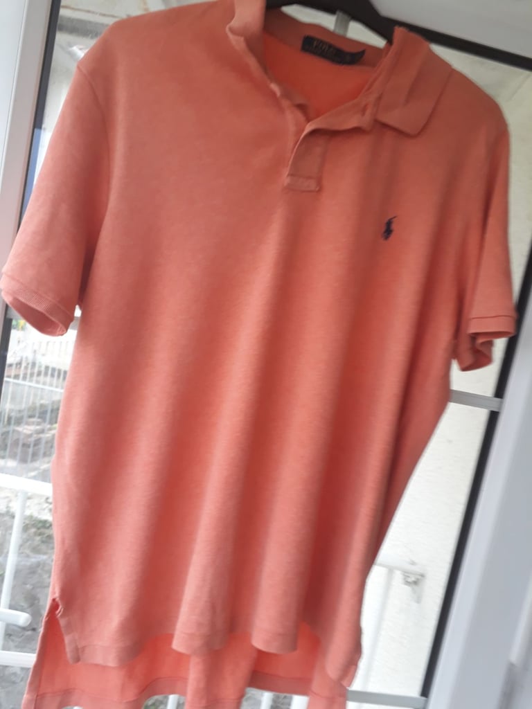 image for Mens Salmon Coloured Ralph Lauren Polo T.Shirt CASH OR TRANSFER