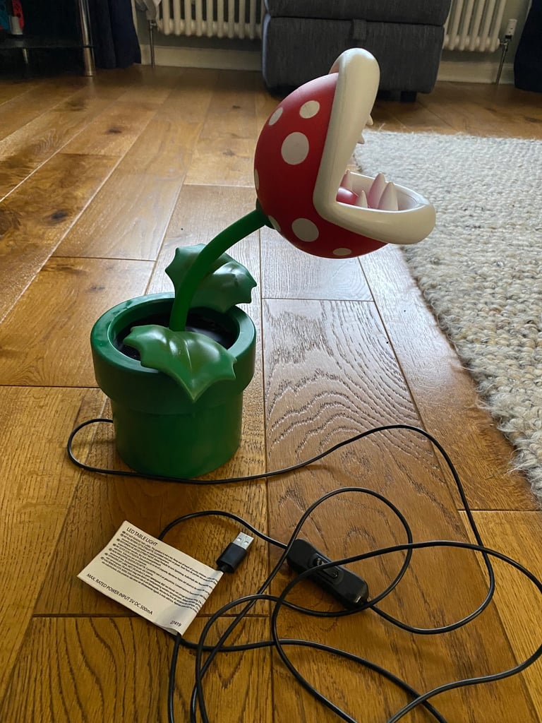 Super Mario Piranha Plant Lamp