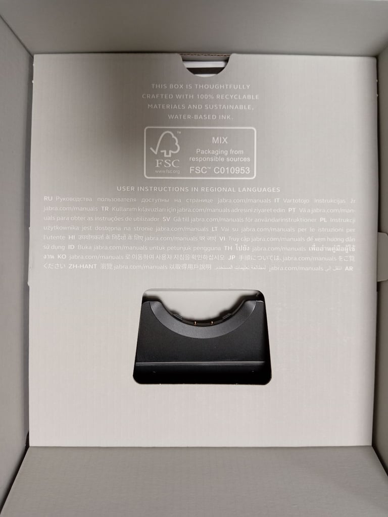 Brand new, in box: Jabra Evolve2 65 MS Stereo USB-C with Charging Stand – Black (Hillhead area)