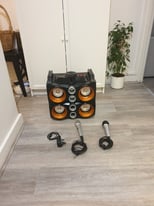 Portable party speaker with Bluetoothultimate boombox excellent conditon and fully working