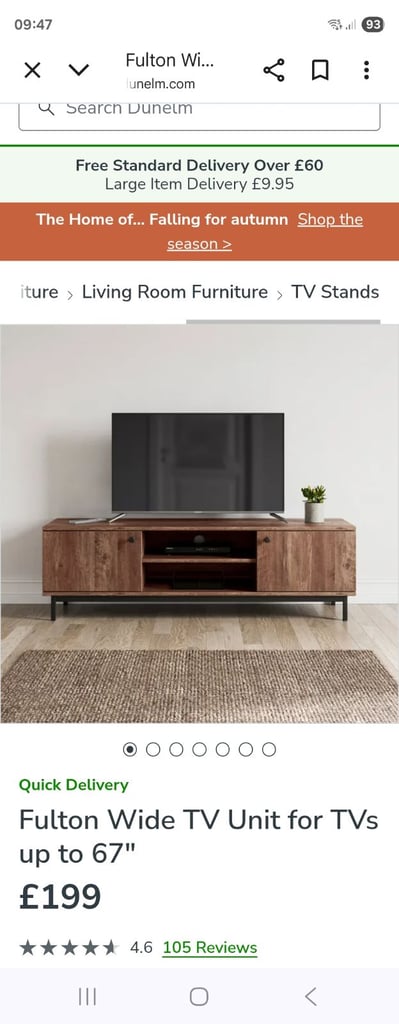 Dunelm fulton oak effect furniture 