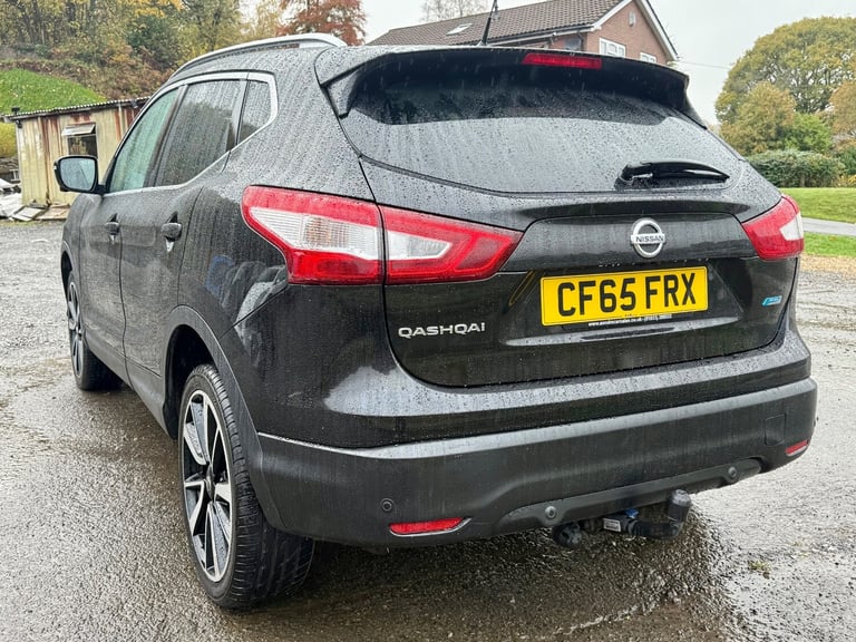 2016 NISSAN QASHQAI 1.5 DCI TEKNA 5DR BLACK PAN-ROOF HEATED LEATHER DIESEL