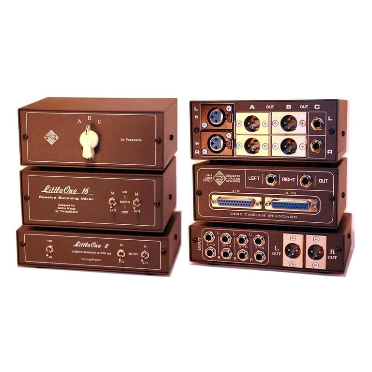 Passive 6x6 Studio Monitor Controller XLR Balanced - Customize Your Rackmount Device!