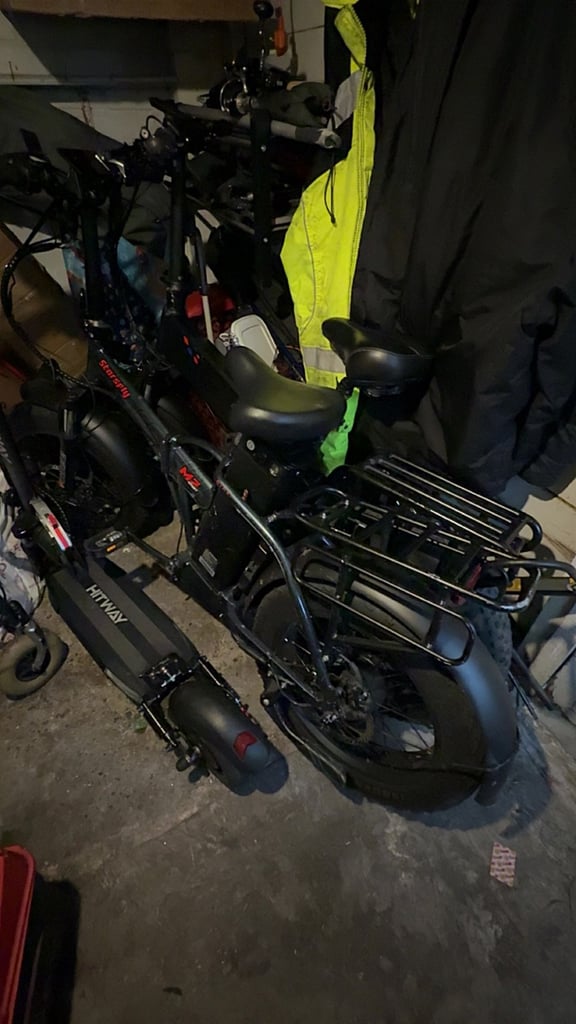 2 bike and 1 Electric scooter