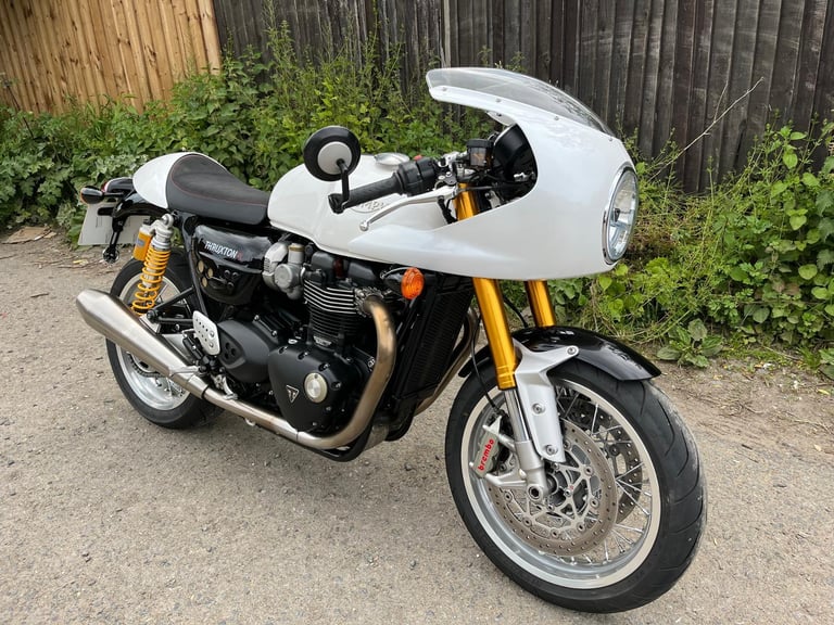 TRIUMPH THRUXTON 1200 R, 2019(69), 1 OWNER, 18,987 MILES, FSH, IMMACULATE, £8295