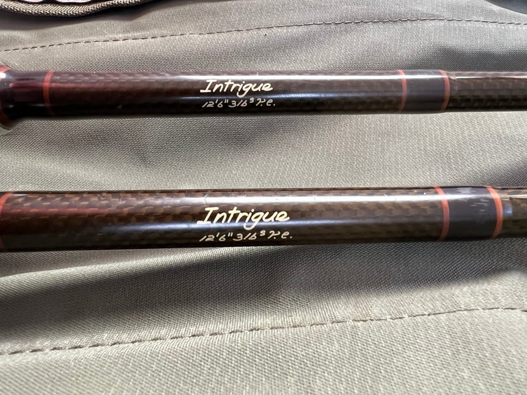 2 x Rod Hutchinson Intrigue Carp Rods, in Romsey, Hampshire