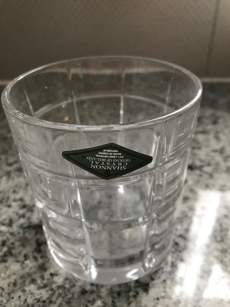 image for Crystal whiskey glass 