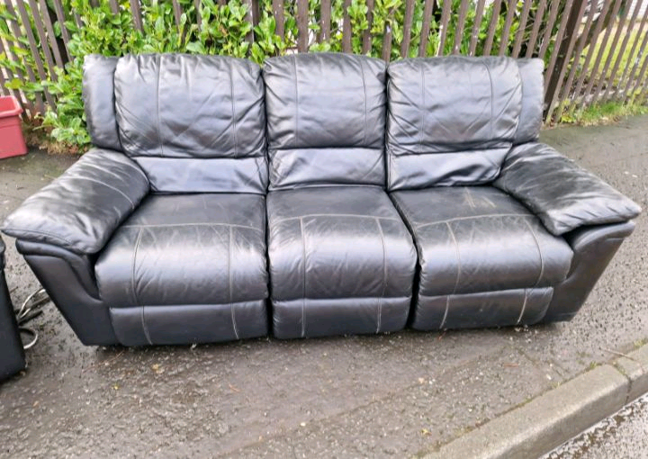 Leather Sofa 3 2 For In Belfast