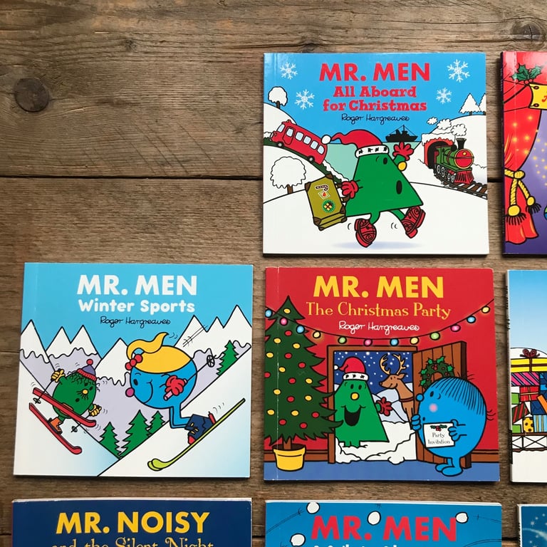 Mr Men Christmas Collection x 10 Book Set - Paperback, New & Unused 