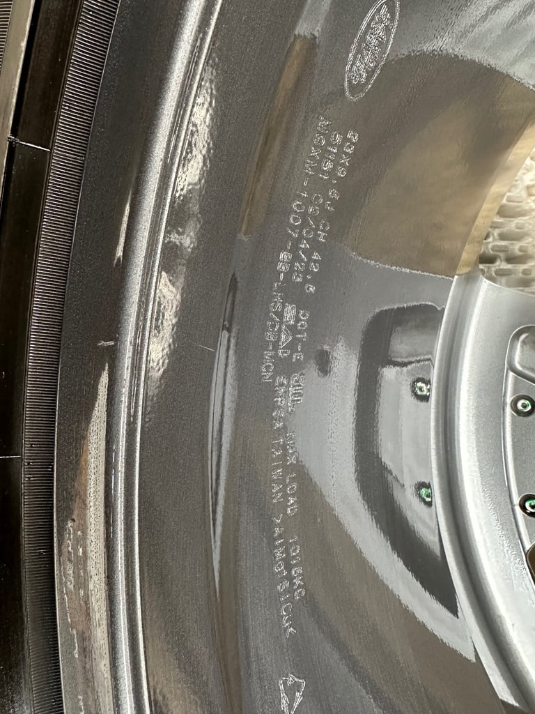 Genuine Range Rover NEW 23" Carbon Fibre alloy wheels Style 5128 & 7mm+ Pirelli Scorpions & TPMS!