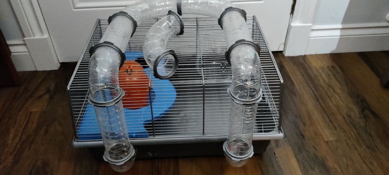 Hamster Cage with Tubes