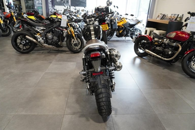 Triumph Scrambler 1200X, 2025, Jet Black. IN STOCK NOW