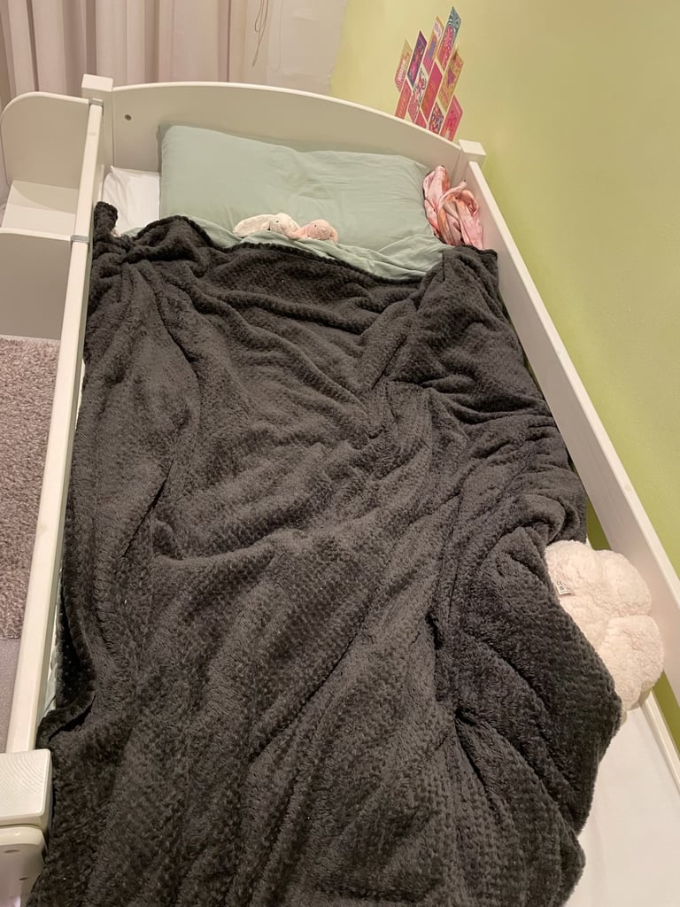 Loft bed with wardrobe and desk