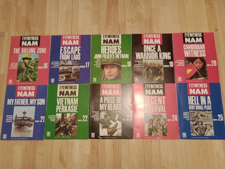 EYEWITNESS NAM magazines box collection.