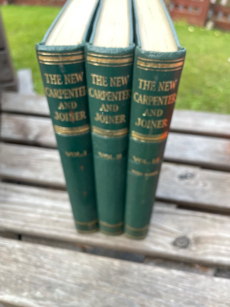 image for 3 books about joinery and carpentry 