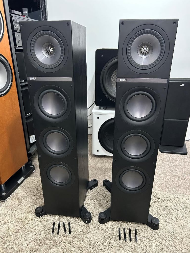 image for PENDING. KEF Q500 floor standing speakers were £1000