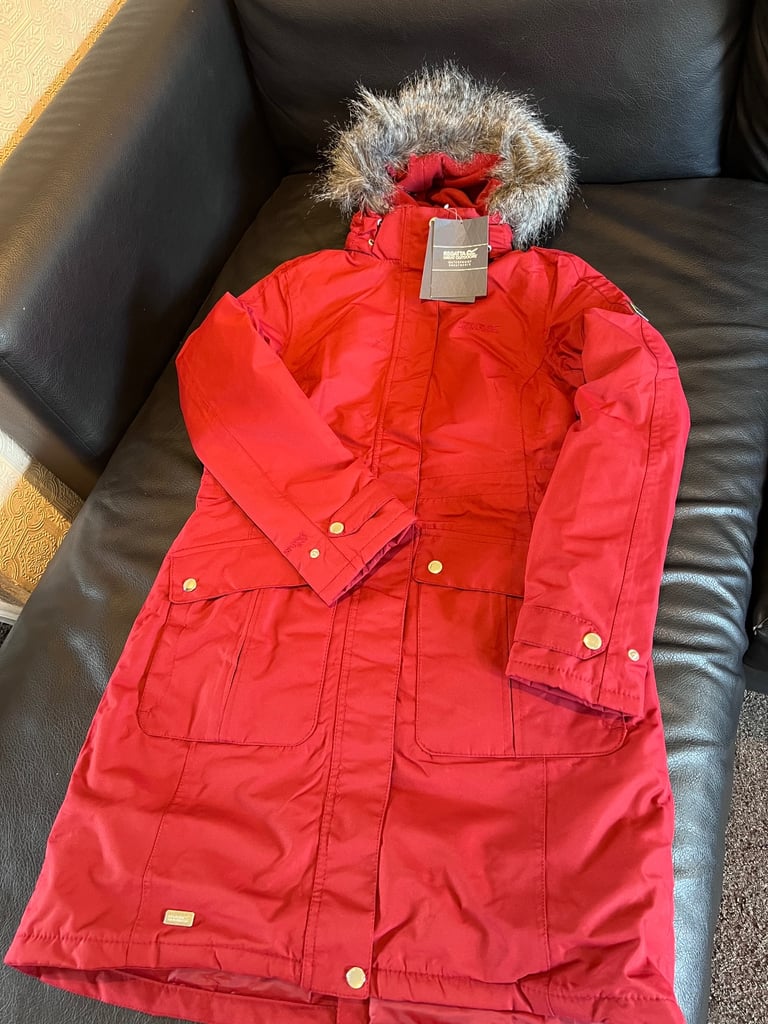 image for Regatta Lumexia III Waterproof Jacket – Delhi Red – Size 10 / S