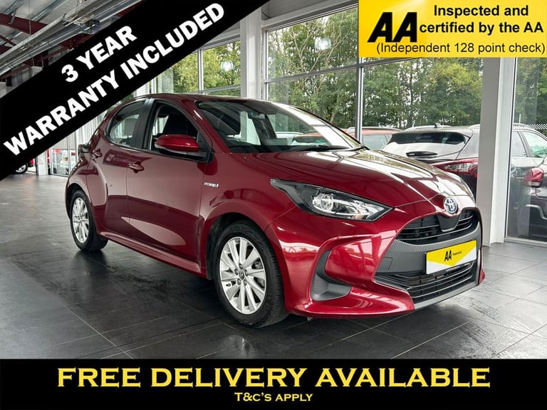image for 2021 Toyota Yaris 1.5 VVT-h Icon Hatchback 5dr Petrol Hybrid E-CVT Euro 6 (s/s) (116 ps) TOYO Hat...