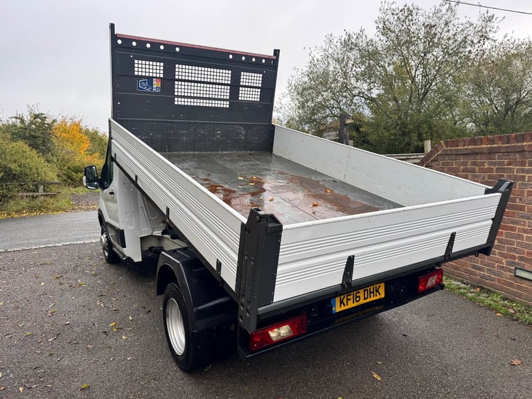 2016 (16) FORD TRANSIT 350 2.2 TDCI SINGLE CAB TIPPER + NO VAT 