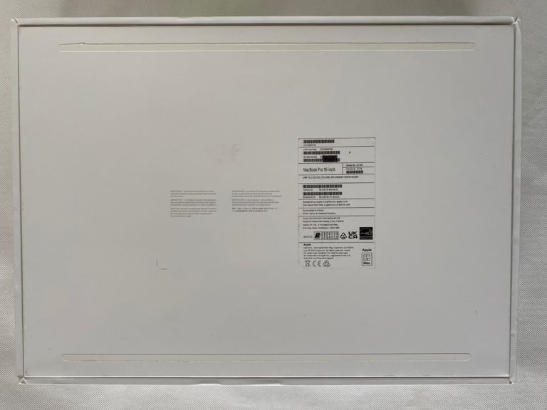 Apple MacBook Pro 14-inch, 16-inch etc - EMPTY BOX ONLY