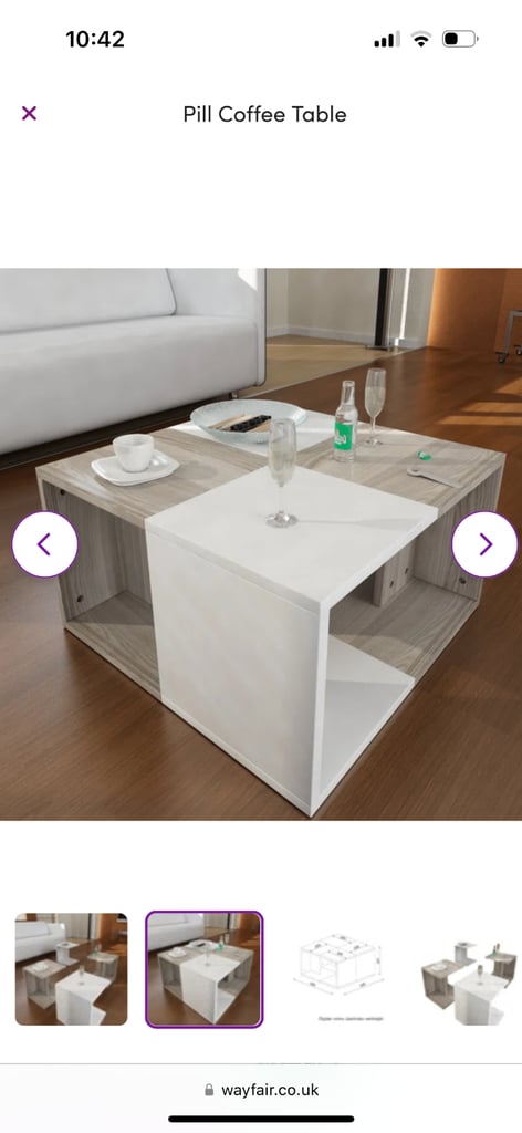 Fairly used coffee table