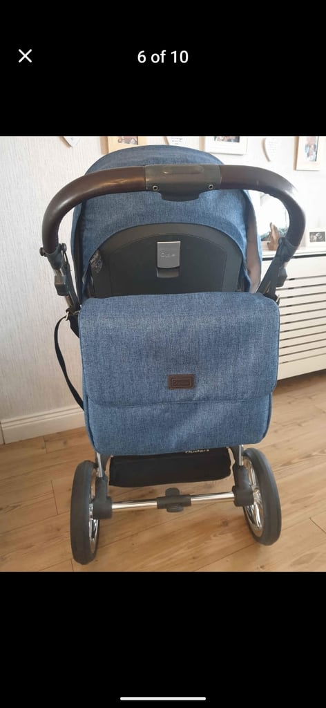 Oyster 3 pram system. Blue