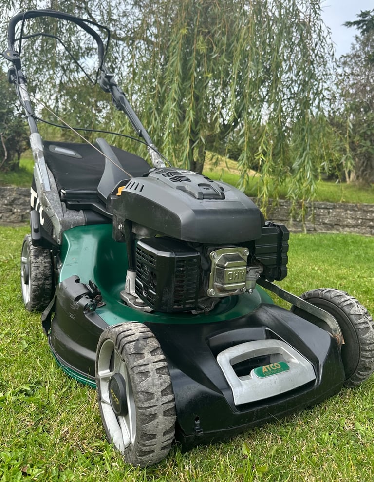 image for Atco Quattro 4in1 petrol lawnmower 21”cut Selfdrive 196cc mower £850 New