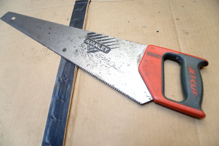 Stanley wood hand saw good quality and condition