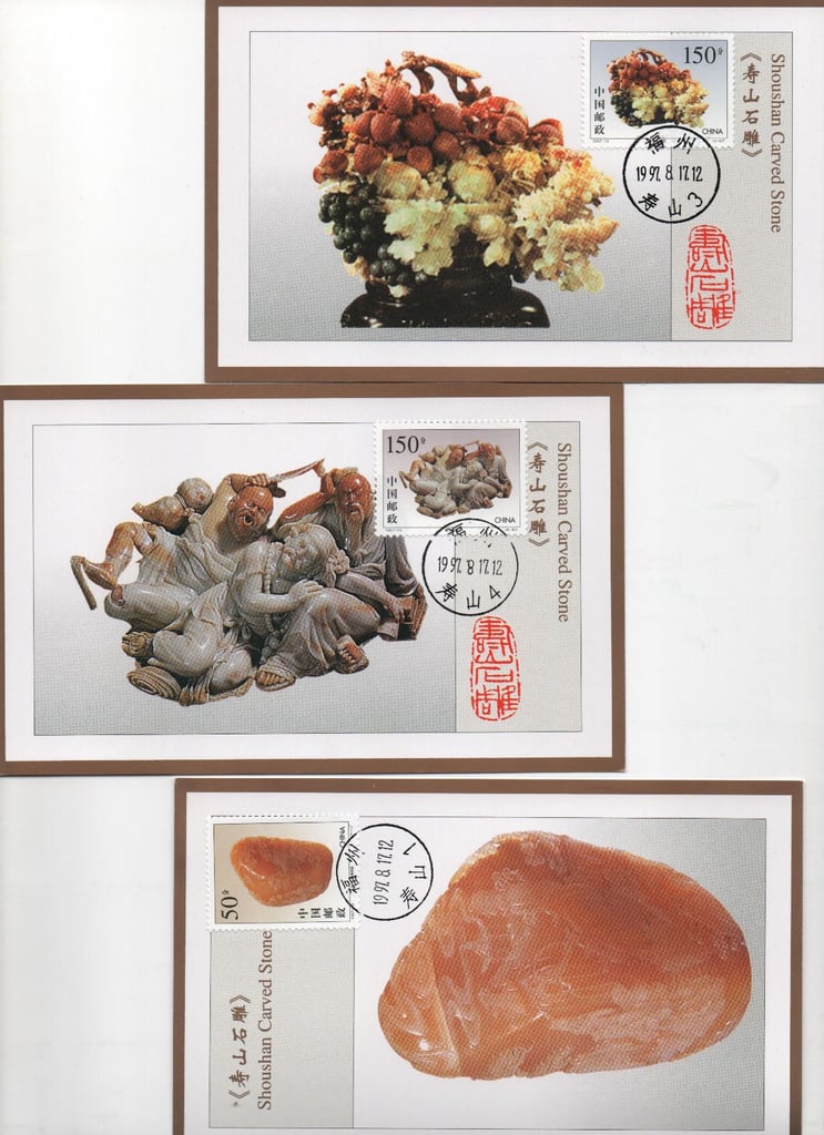 34 Chinese postcard packs